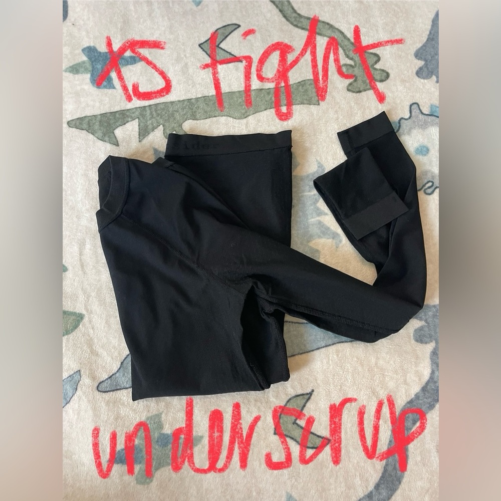 Figs Black XS Underscrub Top
